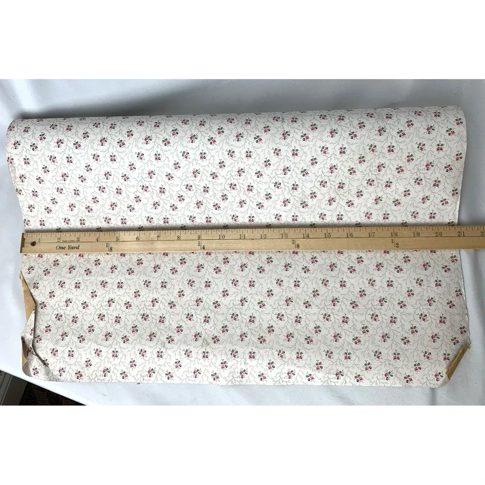 Vintage Wallpaper Roll Ditsy Floral Cottagecore 1930s? NOT Pasted NOT Scrubbable